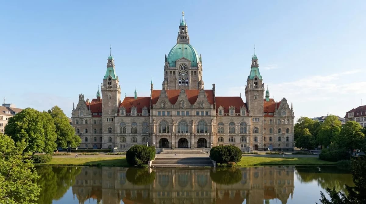 Neues Rathaus — mit Aufzug in die Kuppel